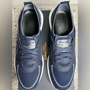 Good Man Brand GMB Knit Trainer Sneakers Sky Captain Blue MSRP $298 10.5 Good Man Brand | Shoes | Good Man Brand Gmb Knit Trainer  main image 3
